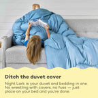 Duvet 4.5 Tog Linen Twilight Super King