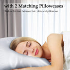 Duvet Cover Set Double Silky Bedding for Hair