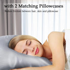 Duvet Cover Set Double Silky Bedding for Hair
