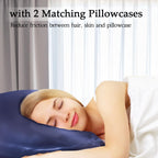 Duvet Cover Set Double Silky Bedding for Hair