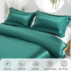 Duvet Cover Set Double Silky Bedding for Hair