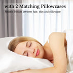 Duvet Cover Set Double Silky Bedding for Hair