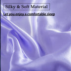 Duvet Cover Set Double Silky Bedding for Hair