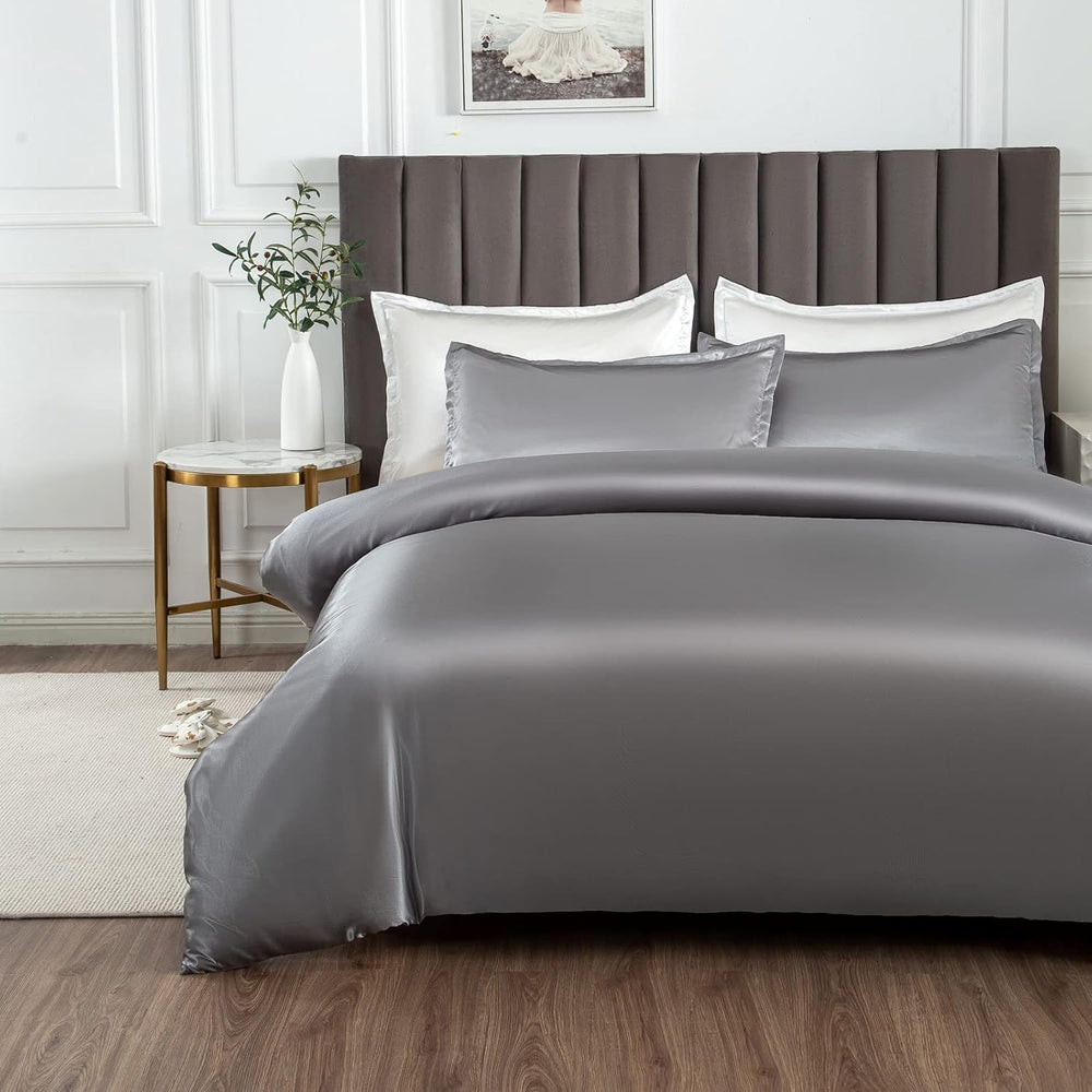 Duvet Cover Set Double Silky Bedding for Hair