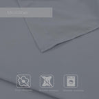 Duvet Set Soft Microfibre Bed Quilt Cover