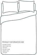 Duvet Set Soft Microfibre Bed Quilt Cover
