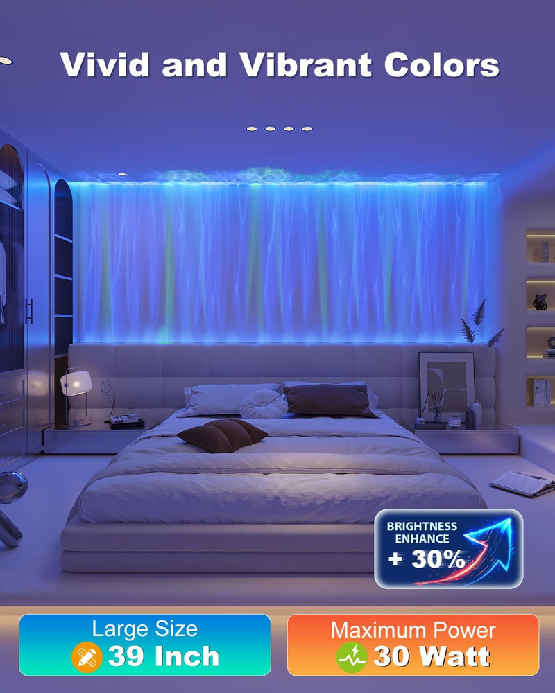 Dynamic Wave Wall Light Flowing Water Visual RGB