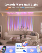 Dynamic Wave Wall Light Flowing Water Visual RGB (1 Pack)
