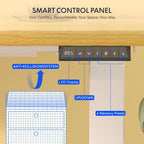 E1 Plus One Piece Electric Standing Desk Height