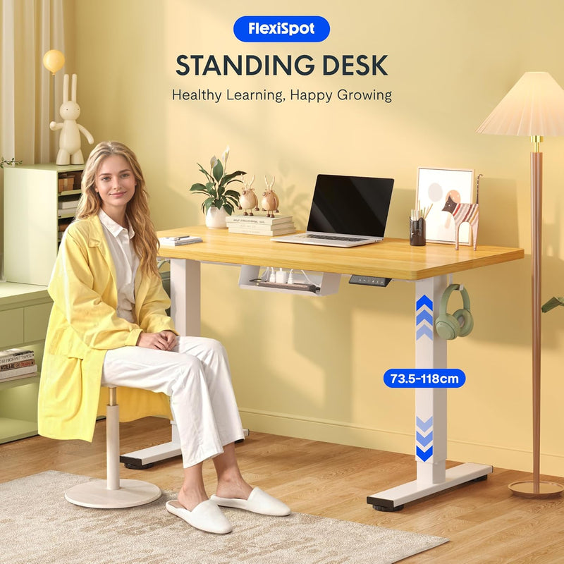 E1 Plus One Piece Electric Standing Desk Height