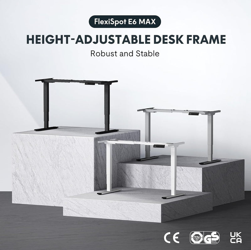 E6 Max Standing Desk Frame with USB