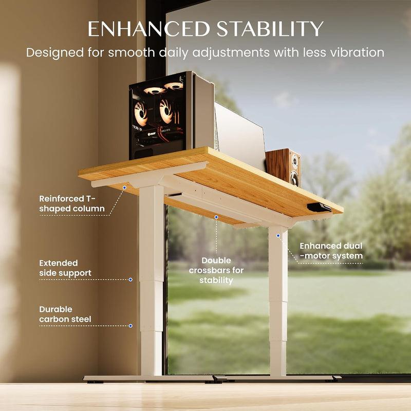 E6 Max Standing Desk Frame with USB