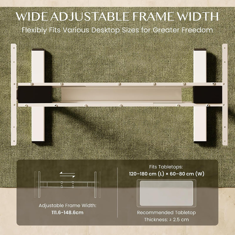 E6 Max Standing Desk Frame with USB