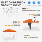 3m X Slant Leg Pop-Up Canopy Tent Instant