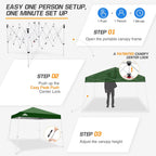 Eagle Peak 3m X Slant Leg Pop-Up Canopy