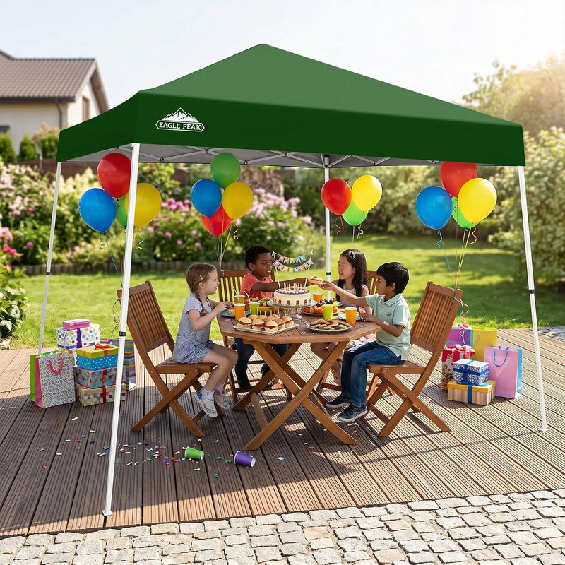 3m X Slant Leg Pop-Up Canopy Tent Instant