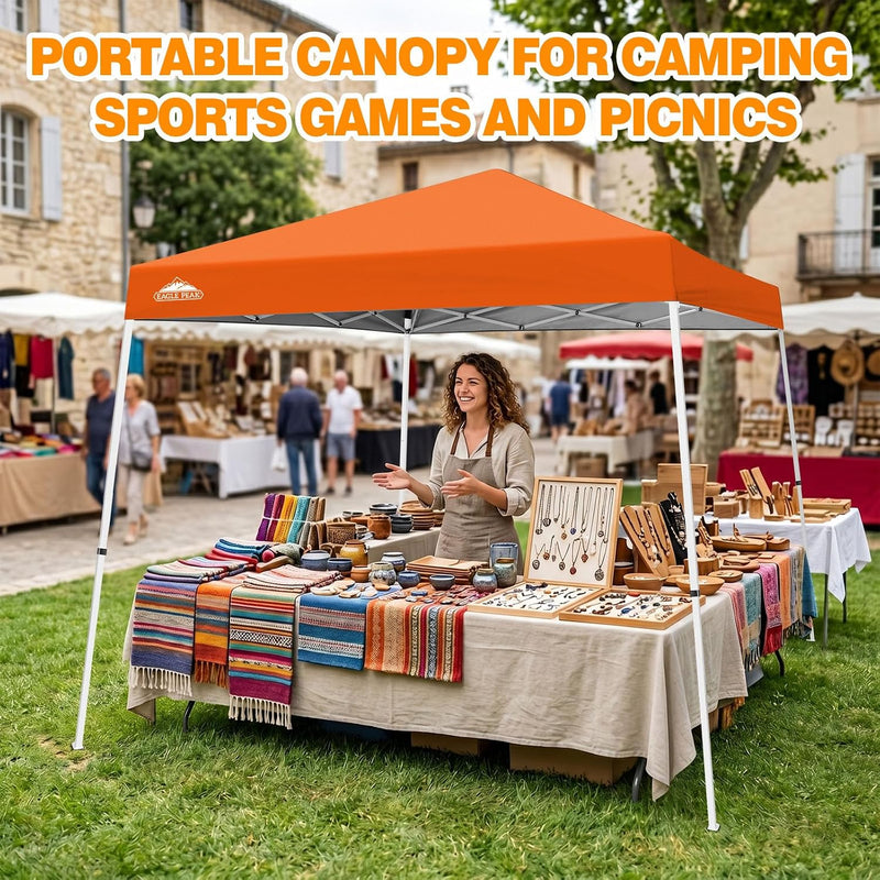 3m X Slant Leg Pop-Up Canopy Tent Instant