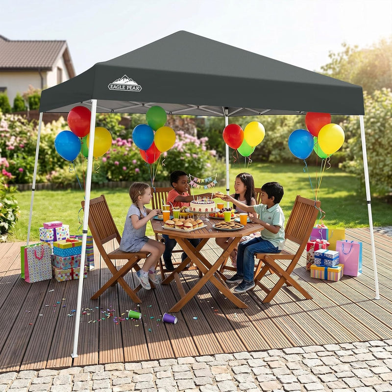 3m X Slant Leg Pop-Up Canopy Tent Instant