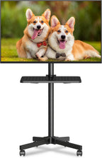 Easel Rolling TV Stand for 32- Up