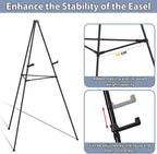Easel Stand Portable Collapsible Display Tripod for Posters
