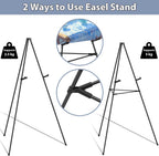 Easel Stand Portable Collapsible Display Tripod for Posters
