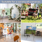 Easel Stand Portable Collapsible Display Tripod for Posters