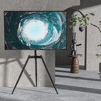 Easel TV Stand for 32-65 Inch LED LCD
