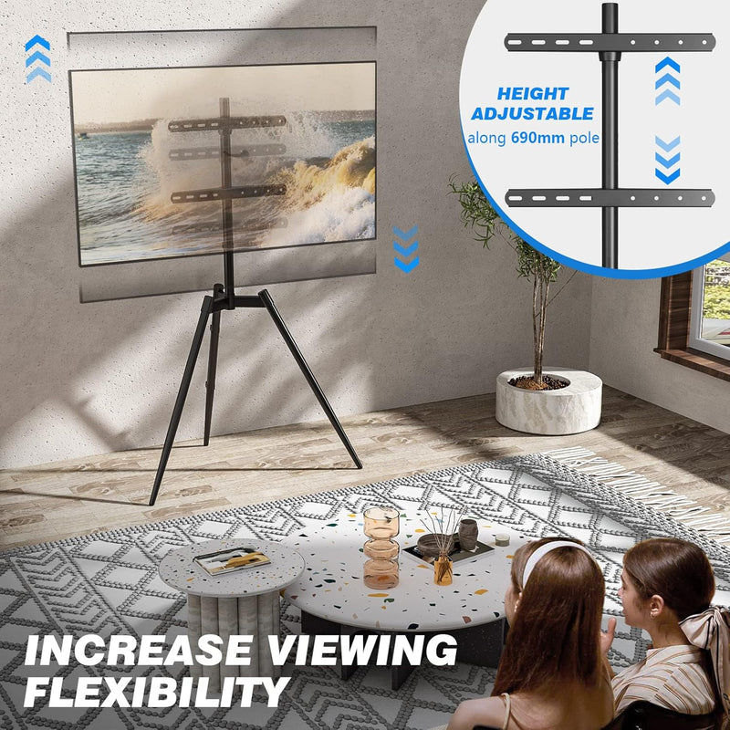 Easel TV Stand for 32-65 Inch LED LCD