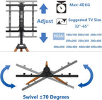Easel TV Stand for 32-65" Tvs 40KG