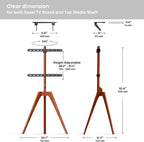Easel TV Stand Tripod for Universal 45-65 Inch
