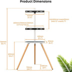 Easel TV Tripod Stand for 43-65 Inch LED