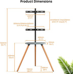 Easel TV Tripod Stand for 43 to 65