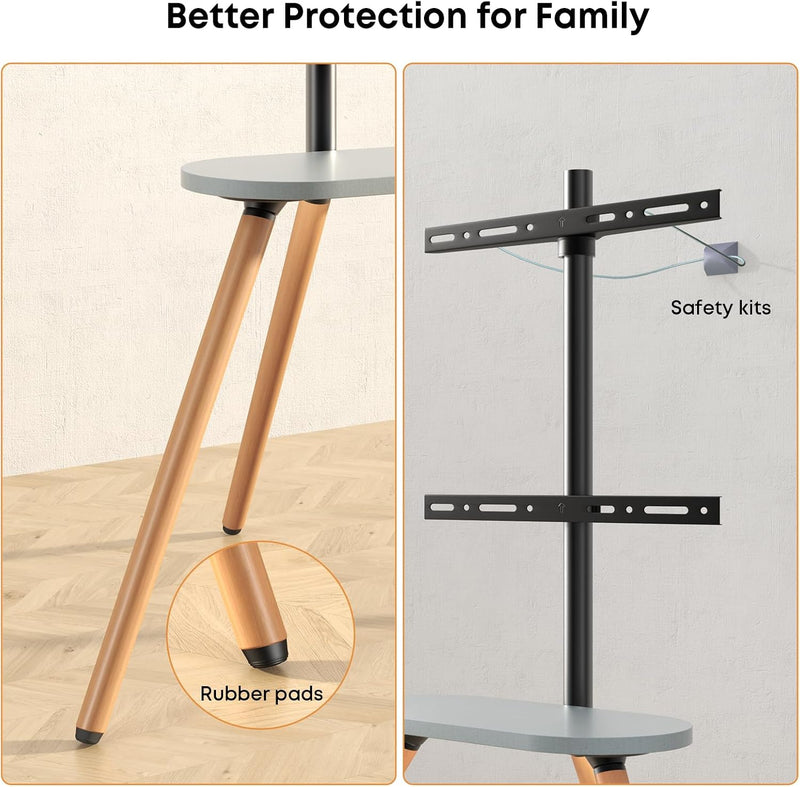 Easel TV Tripod Stand for 43 to 65