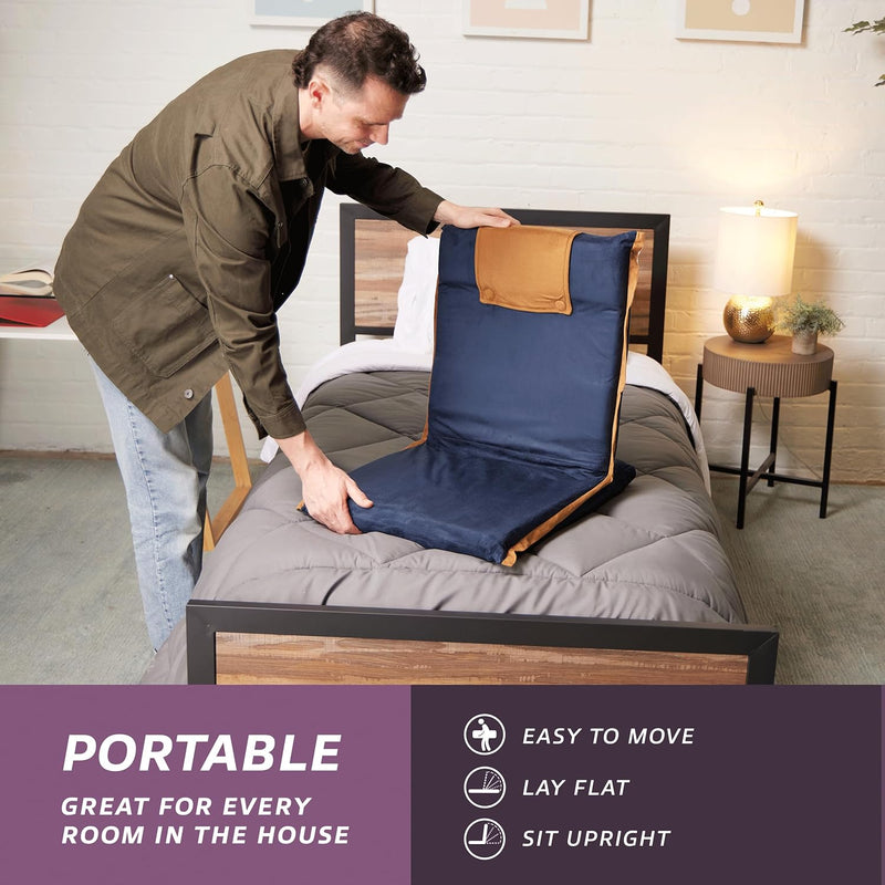 Easy Iii Folding Floor Seat Adjustable Back Support