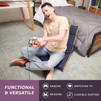 Easy Iii Folding Floor Seat Adjustable Back Support
