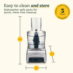 Easy Prep Pro Compact Food Processor Mini Chopper