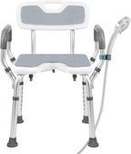 Easyvibe Shower Chair with Arms and Back