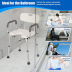 Easyvibe Shower Chair with Arms and Back