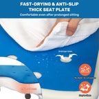 Easyvibe Shower Chair with Arms and Back