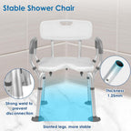 Easyvibe Shower Chair with Arms and Back