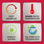 Eco Chico Mini Oil Free Portables Radiator Heater