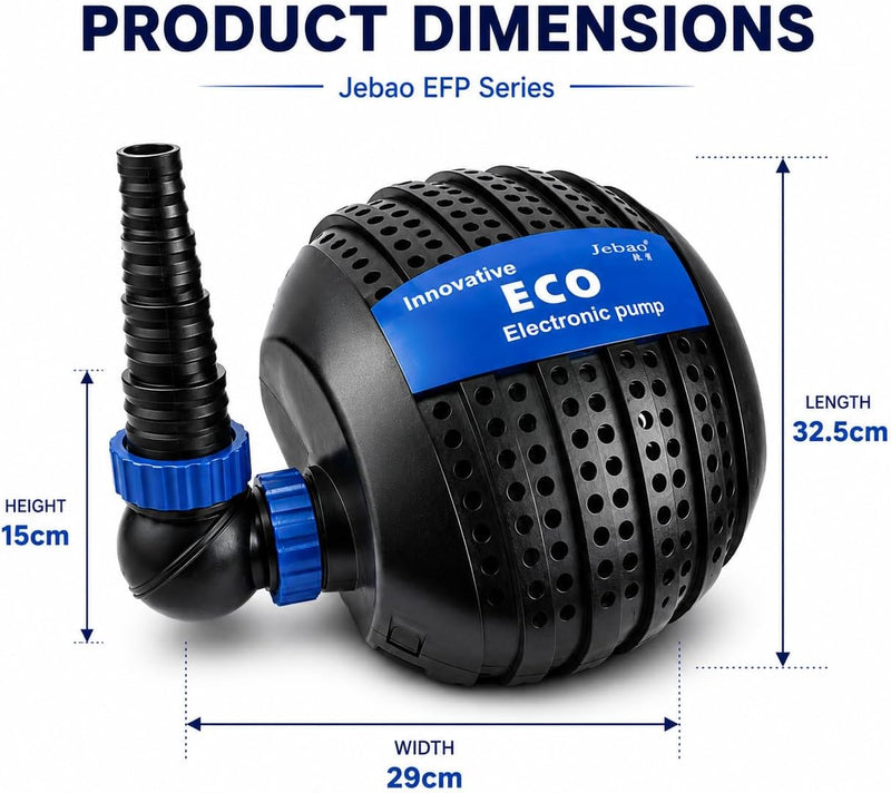 Eco Garden Koi Pond Pump Efp Series