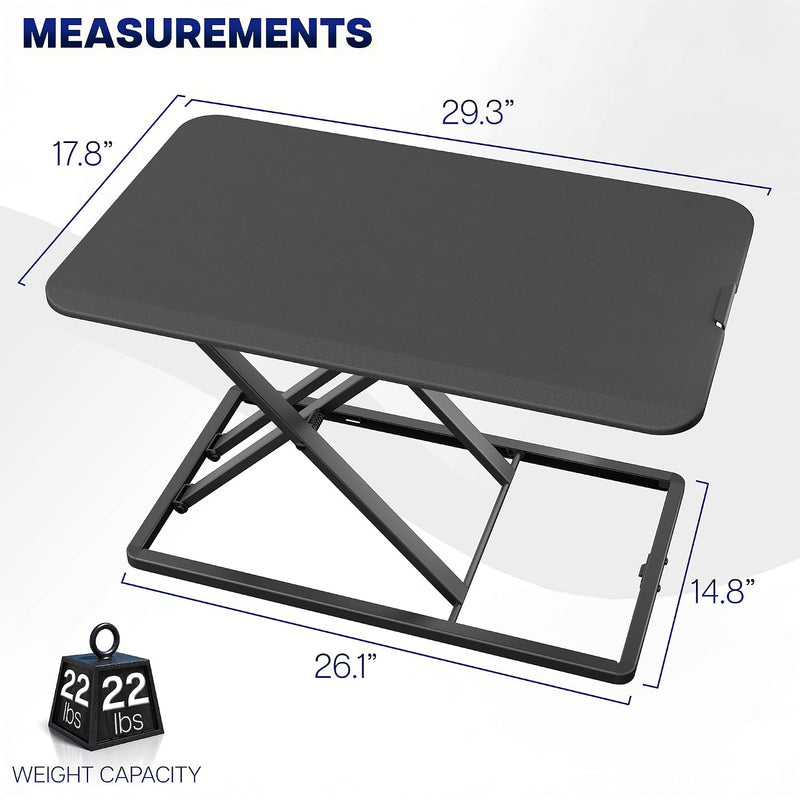 Economy Single Top Height Adjustable 29 Inch Standing