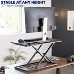 Economy Single Top Height Adjustable 29 Inch Standing