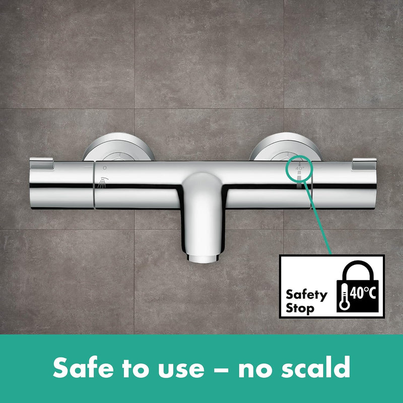 Ecostat Cl Shower Thermostat Exposed Tap with Safety