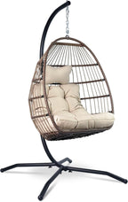 Egg Chair with Stand Rattan Hanging