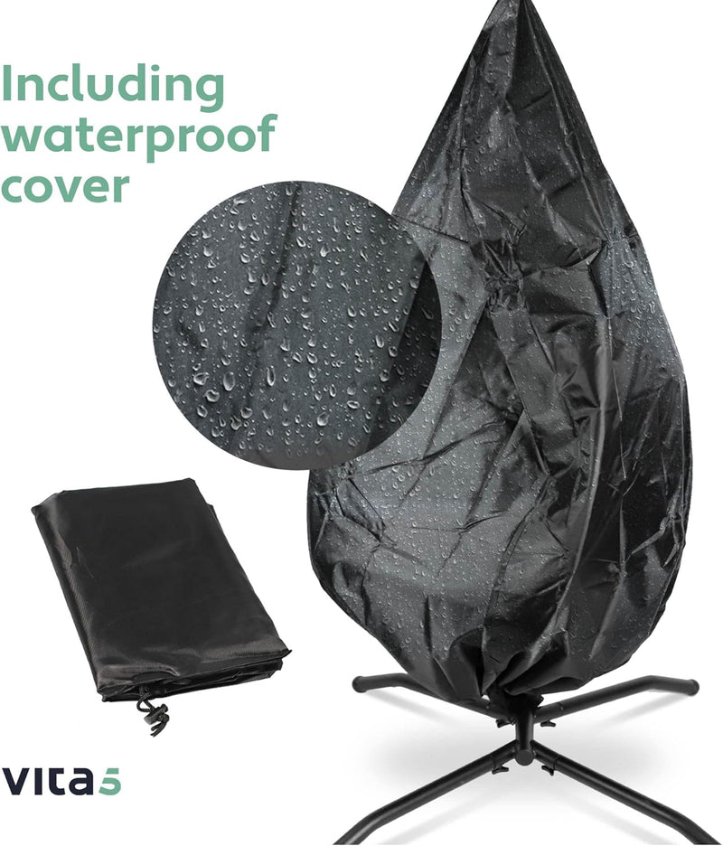Egg Chair with Stand Rattan Hanging
