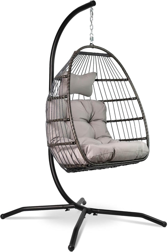 Egg Chair with Stand Rattan Hanging