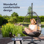 Egg Chair with Stand Rattan Hanging