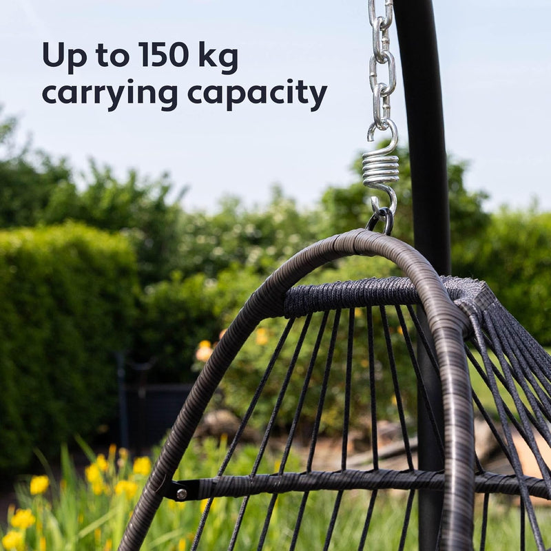 Egg Chair with Stand Rattan Hanging